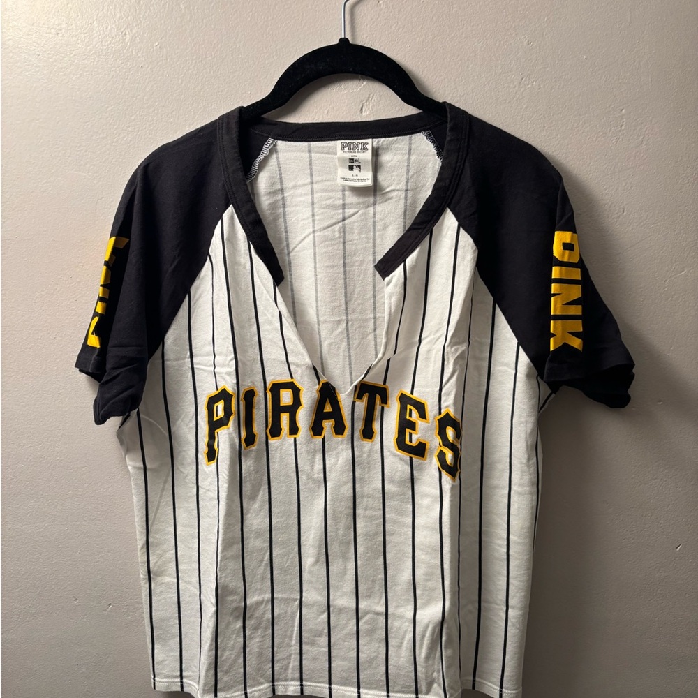 PINK Victoria's Secret Pittsburgh Pirates Jersey Top